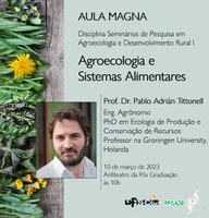 Palestra " Agroecologia e Sistemas Alimentares"
